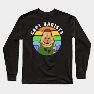 Capy Barista Long Sleeve T-Shirt